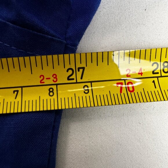 J. Ferrar Mens Slim Fit Stretch Blue Long Sleeve Button-Up Shirt XXL - Picture 7 of 10